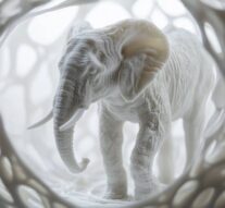 Биофизики напечатали 3D-слона внутри живой клетки — первый шаг к управлению изнутри